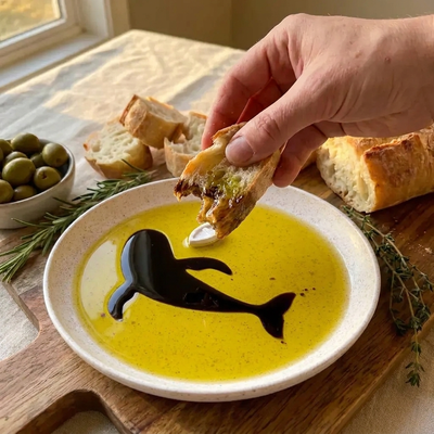 The Olive Oil & Vinegar Dipping Tray