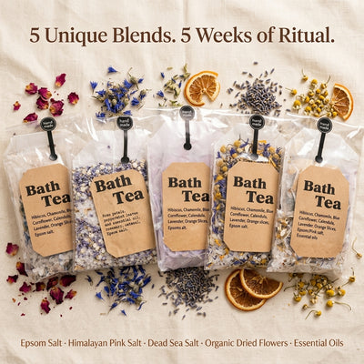 5x Bath Teas