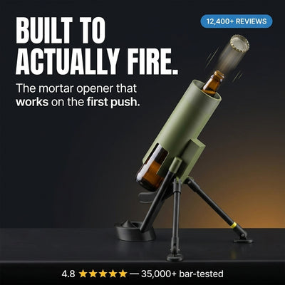 Mortar Style Beer Bottle Opener