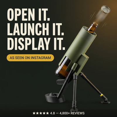 Mortar Style Beer Bottle Opener