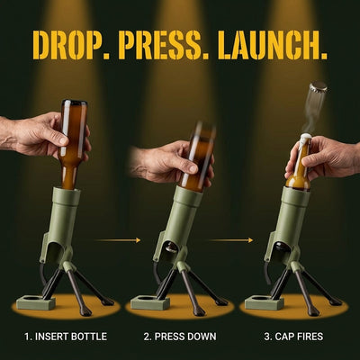 Mortar Beer Bottle Opener