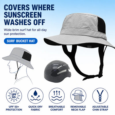 Ventra™ Bucket Surf Hat with Neck Flap