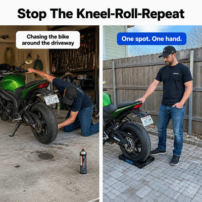 Ventra™ Motorcycle Wheel Cleaning Bracket