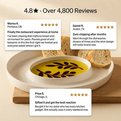 The Olive Oil & Vinegar Dipping Tray