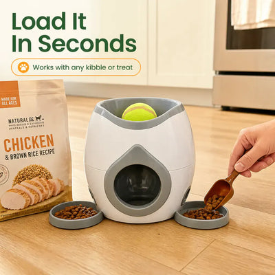 FetchBot 2-in-1 - Ball Launcher & Treat Machine