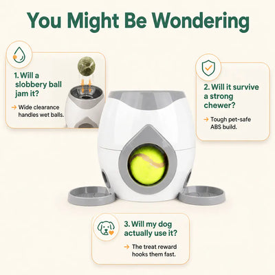 FetchBot 2-in-1 - Ball Launcher & Treat Machine