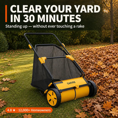 YardSweep Pro - 30-Inch Push Lawn Sweeper