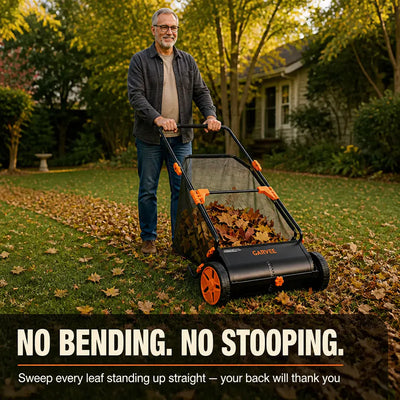 YardSweep Pro - 30-Inch Push Lawn Sweeper