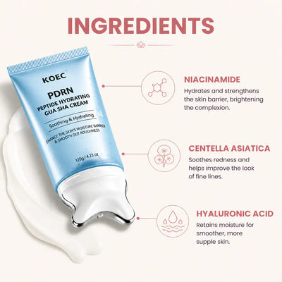 SculptGlow - Retinol Gua Sha Roller Cream