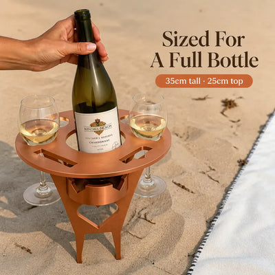PicnicPal - Folding Wine & Snack Table
