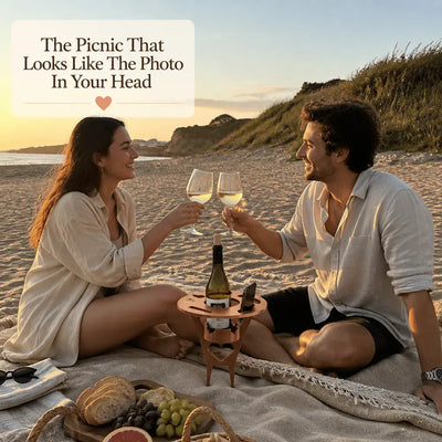 PicnicPal - Folding Wine & Snack Table