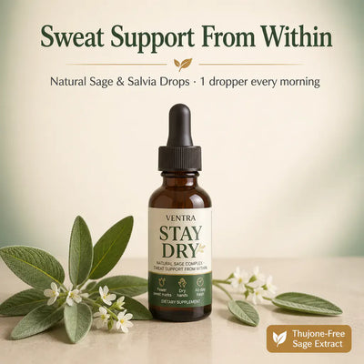 Stay Dry - Anti-Sweat Sage & Salvia Drops