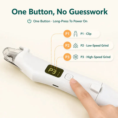 PawTrim 2-in-1 - LED Pet Nail Trimmer