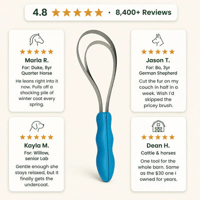 ShedMaster - Double-Sided Deshedding Comb