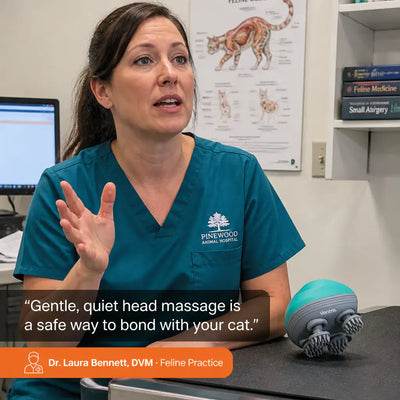 PurrSpa - Electric Cat Head Massager