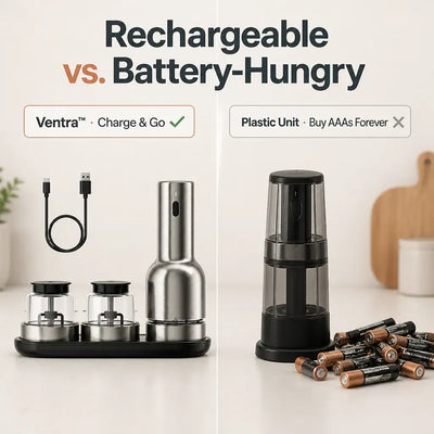 GourmetMill - Electric Salt & Pepper Grinder