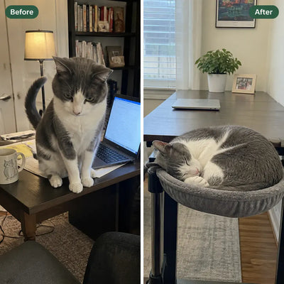 DeskNest - Folding Cat Desk Hammock