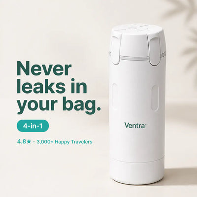 QuadPour 4-in-1 - Travel Liquid Dispenser