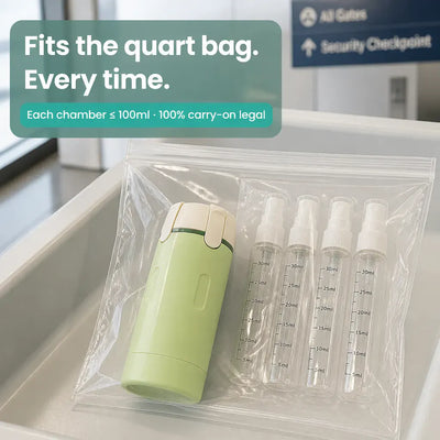 QuadPour 4-in-1 - Travel Liquid Dispenser