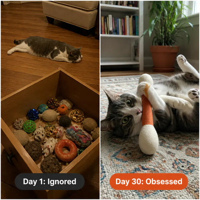 MegaSwabs - Giant Cotton Swab Cat Toys (6-Pack)