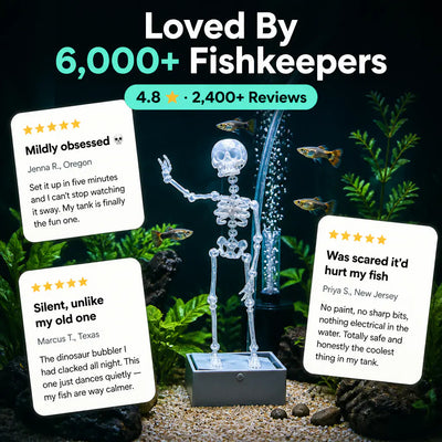The Dancing Skeleton - Aquarium Bubbler