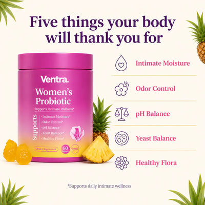 FloraHer Gummies - Probiotic + Prebiotic
