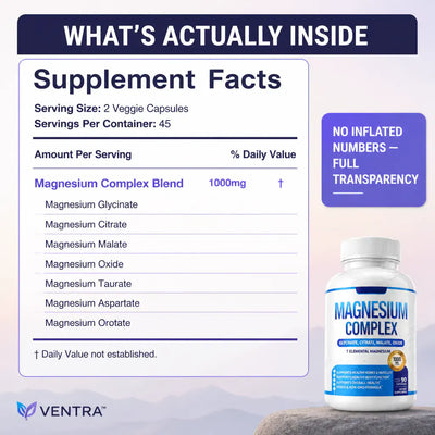 MagCalm 7-in-1 - 1000mg Magnesium Complex