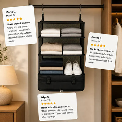 PackFold - Collapsible Luggage Organizer