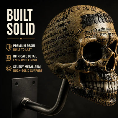The Skull Helmet Mount - Wall Display Bracket