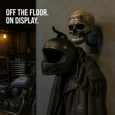 The Skull Helmet Mount - Wall Display Bracket