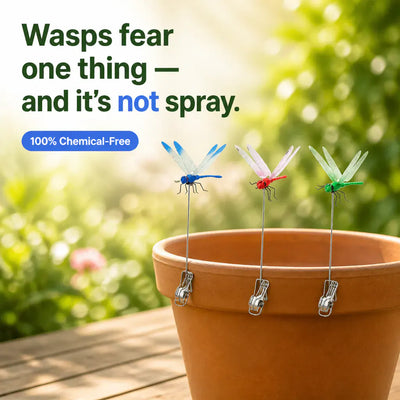DragonClip - Realistic Bug Deterrent (3-Pack)
