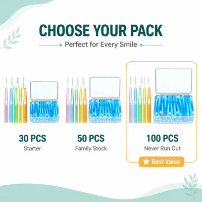 GapClean - Interdental Brush Picks (30-Pack)