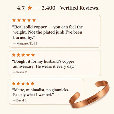 The Pure Copper Cuff - Adjustable Open Bangle