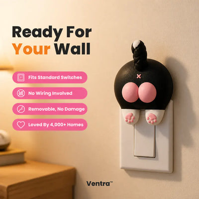 The Cat Butt Switch Plate