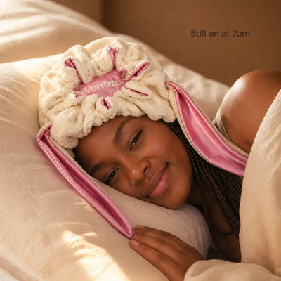 The Bunny Bonnet - Satin-Lined Sherpa Hood