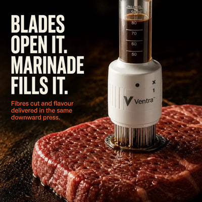FlavorJet 2-in-1 - Meat Tenderizer & Marinade Injector
