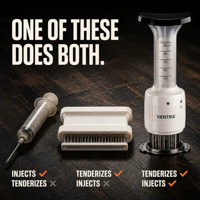 FlavorJet 2-in-1 - Meat Tenderizer & Marinade Injector