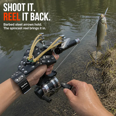 The Angler's Slingbow - Fishing Catapult Set