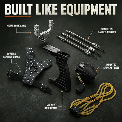The Angler's Slingbow - Fishing Catapult Set