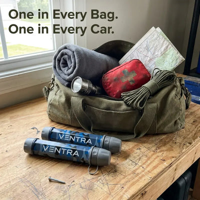 HydraStraw - Emergency Water Filter & Bag