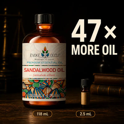 Sandalwood Essential Oil - 118ml for Diffuser & Skin