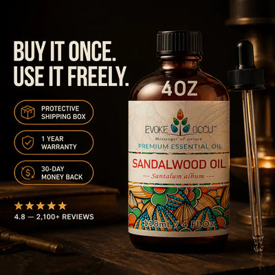Sandalwood Essential Oil - 118ml for Diffuser & Skin