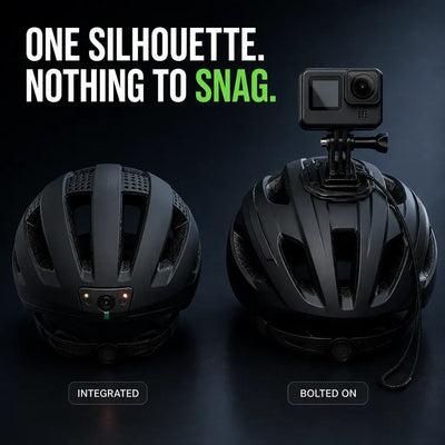 HelmetCam Pro - Dual HD Recording Bike Helmet