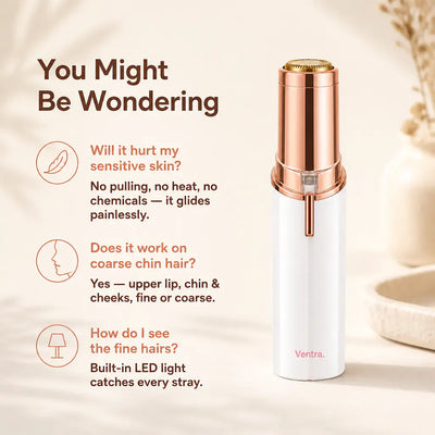 Ventra - Painless Trimmer for Sensitive Skin