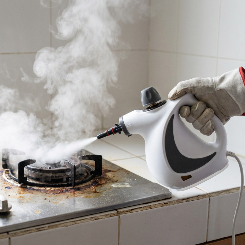 Step 3: Steam & Clean