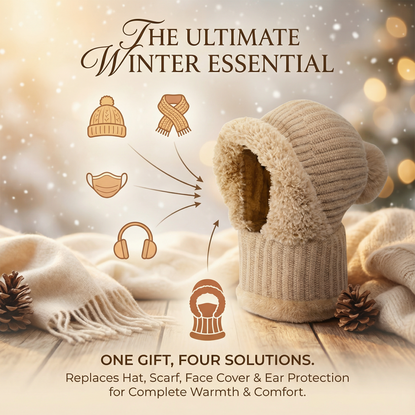 The 4-in-1 Knitted Scarf