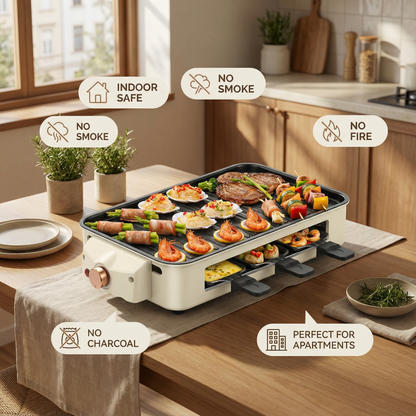 Korean Nonstick Indoor Smokeless Grill