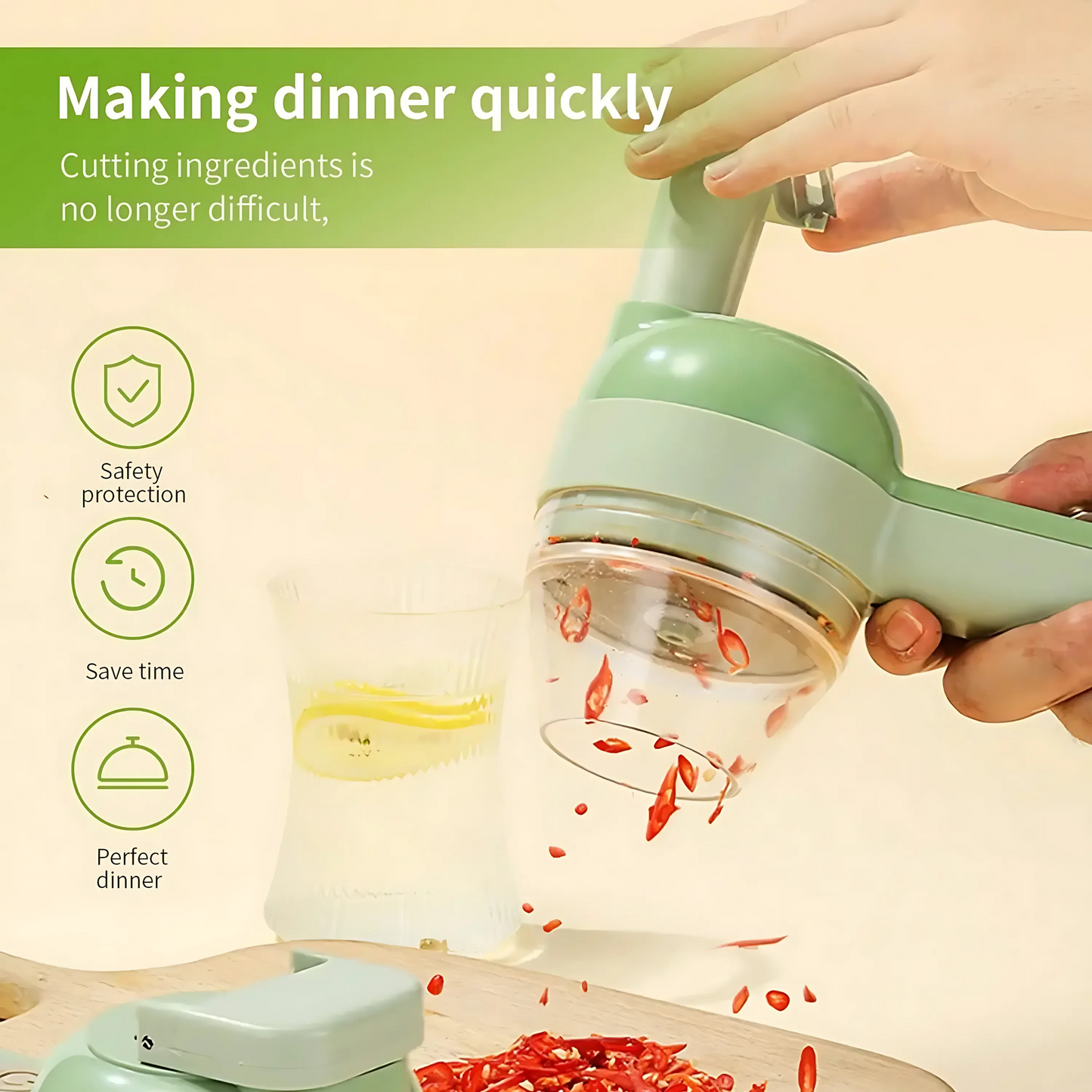 Ventra™ The Ultimate Kitchen Buddy - 4 in 1