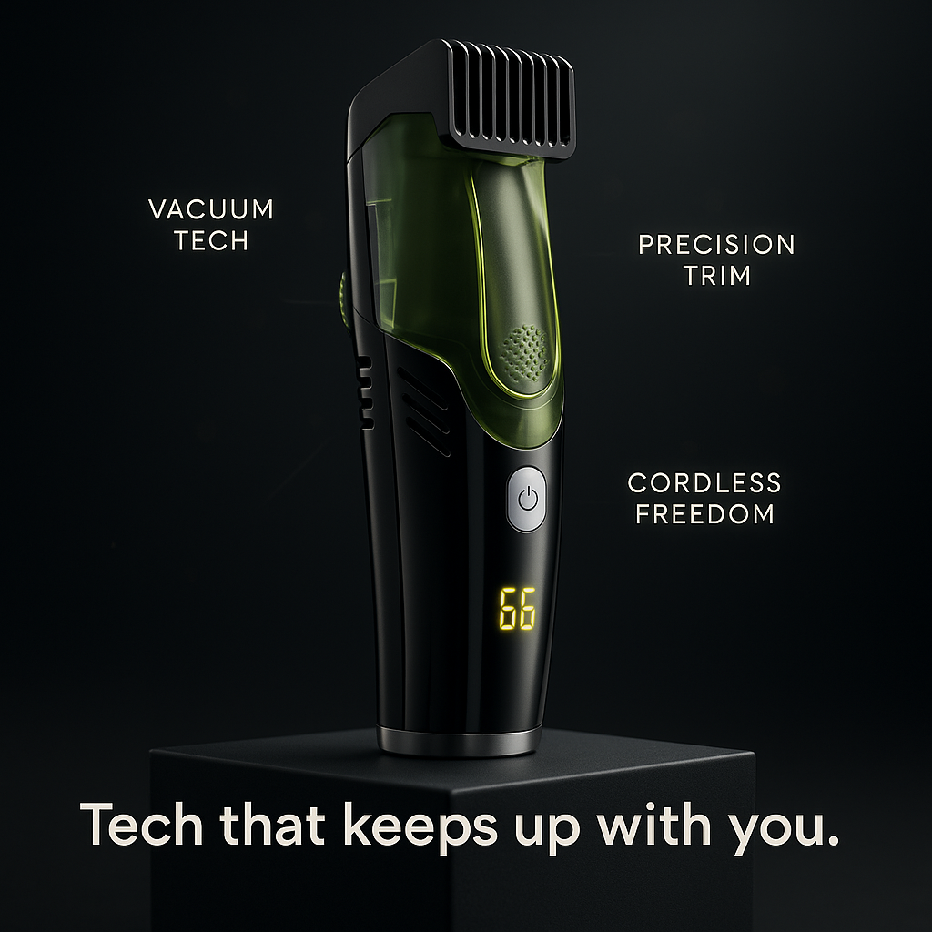 Ventra™ Vacuum Beard Trimmer V2 - Now Cordless!