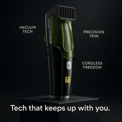 Ventra™ Vacuum Beard Trimmer V2 - Now Cordless!